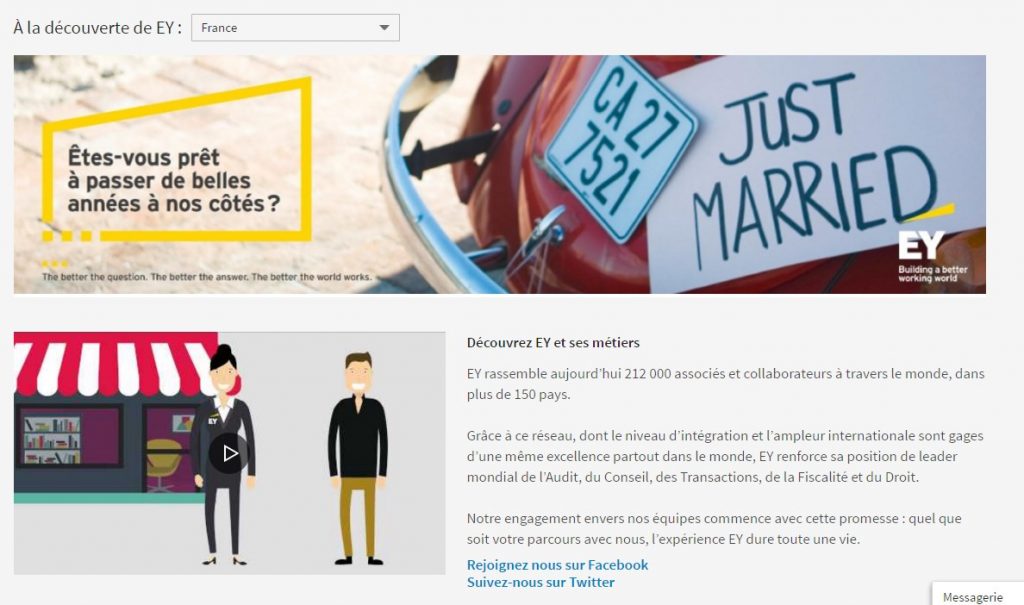 Page Linkedin ernst&Young